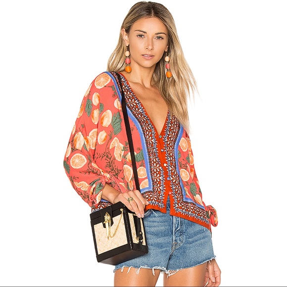 Free People Tops - Free People freshly squeezed orange top